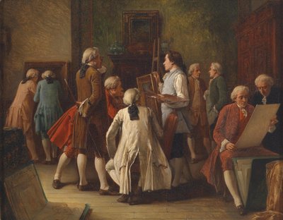 The Art Lovers in the Painter